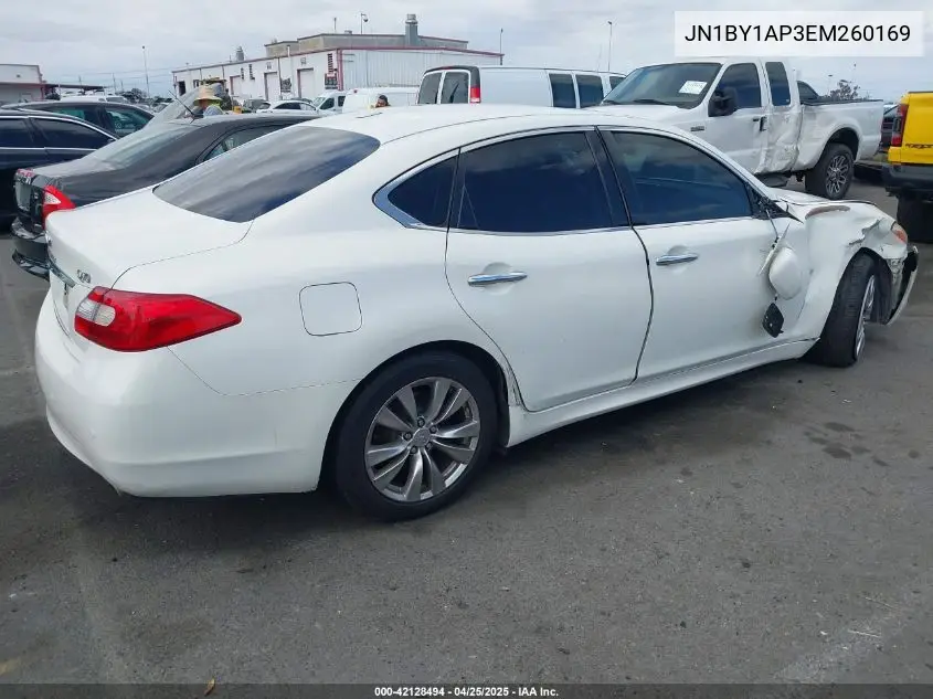 2014 Infiniti Q70 3.7 VIN: JN1BY1AP3EM260169 Lot: 42128494