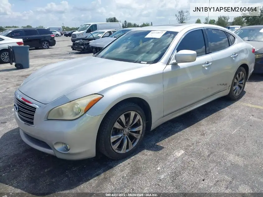 2014 Infiniti Q70 3.7 VIN: JN1BY1AP5EM260464 Lot: 42372872
