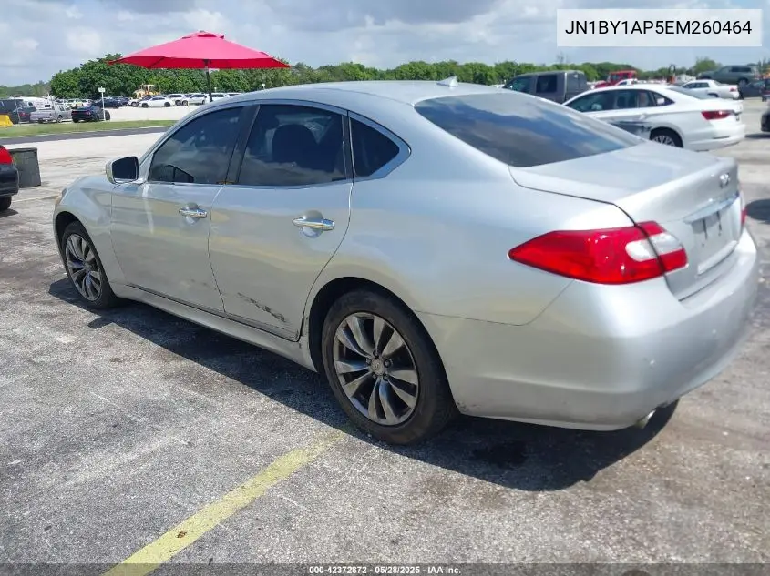 2014 Infiniti Q70 3.7 VIN: JN1BY1AP5EM260464 Lot: 42372872