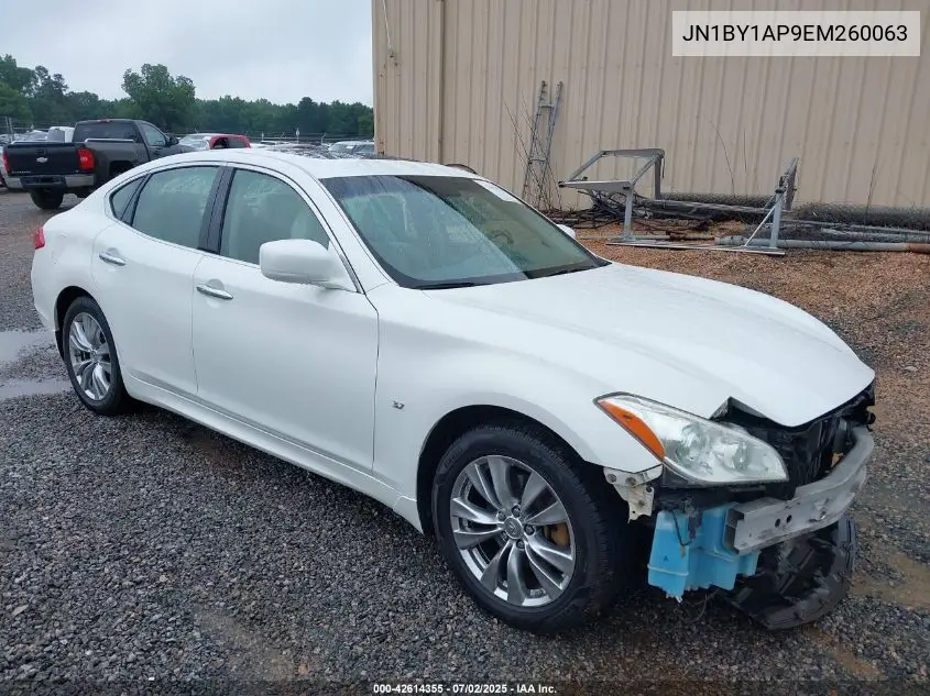 2014 Infiniti Q70 3.7 VIN: JN1BY1AP9EM260063 Lot: 42614355