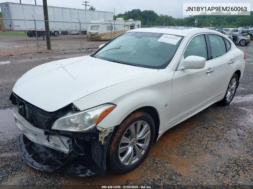 2014 Infiniti Q70 3.7 VIN: JN1BY1AP9EM260063 Lot: 42614355