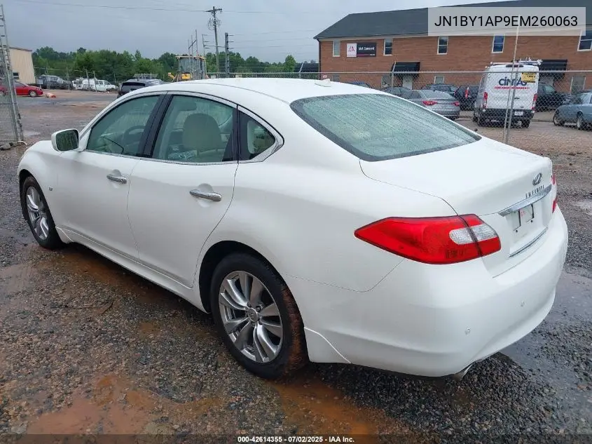 2014 Infiniti Q70 3.7 VIN: JN1BY1AP9EM260063 Lot: 42614355