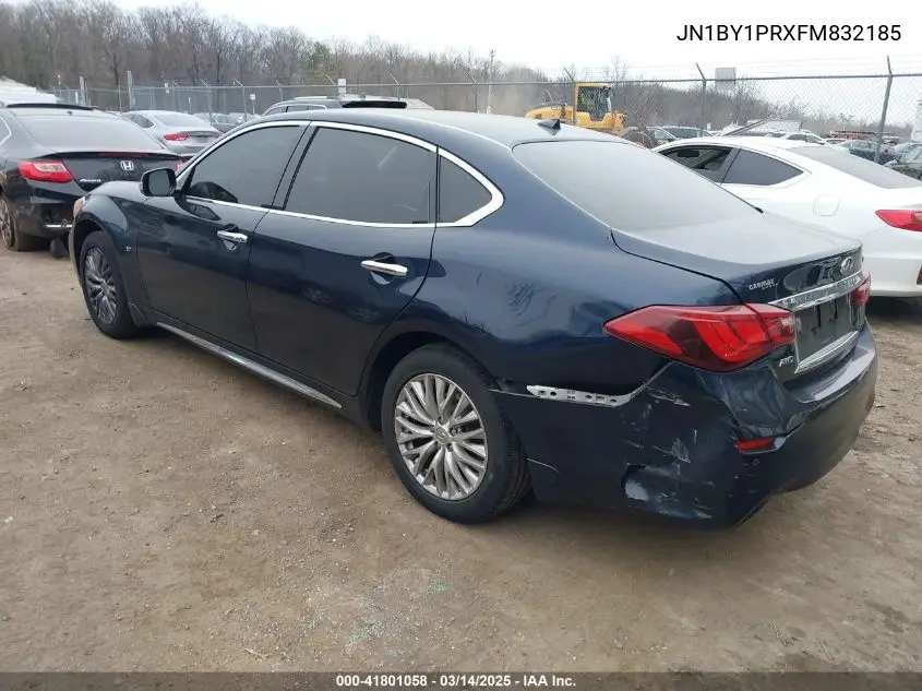 2015 Infiniti Q70L 3.7X VIN: JN1BY1PRXFM832185 Lot: 41801058