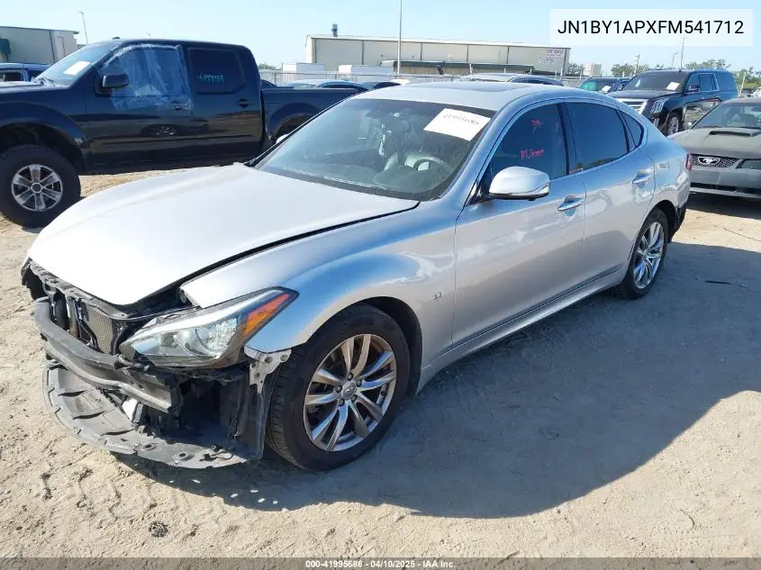 2015 Infiniti Q70 3.7 VIN: JN1BY1APXFM541712 Lot: 41995686