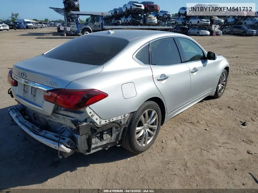 2015 Infiniti Q70 3.7 VIN: JN1BY1APXFM541712 Lot: 41995686