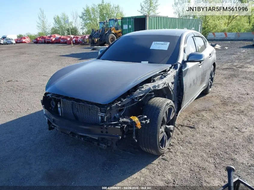 2015 Infiniti Q70 3.7X VIN: JN1BY1AR5FM561996 Lot: 42099091