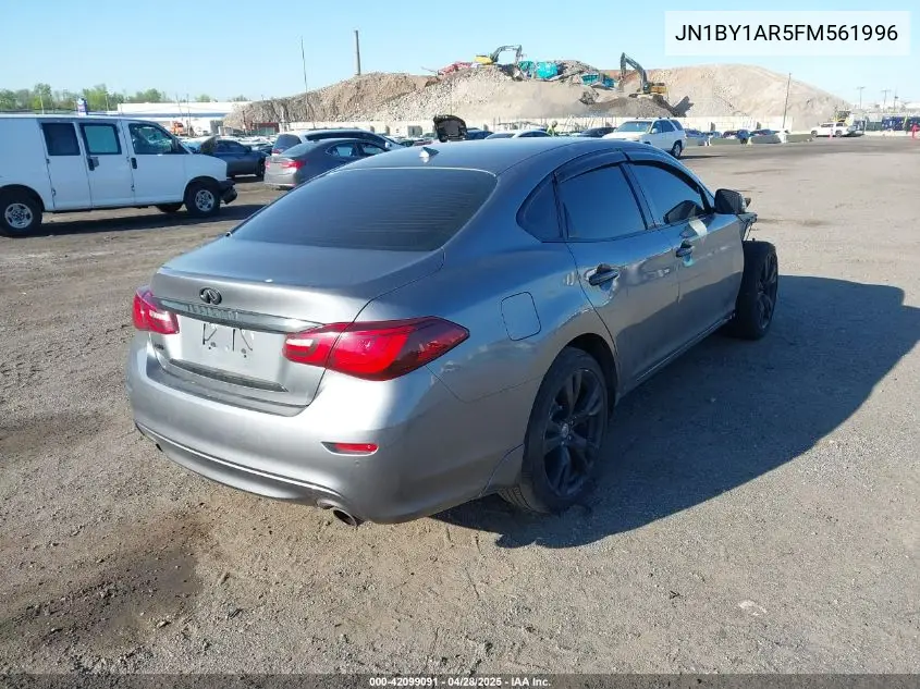 2015 Infiniti Q70 3.7X VIN: JN1BY1AR5FM561996 Lot: 42099091