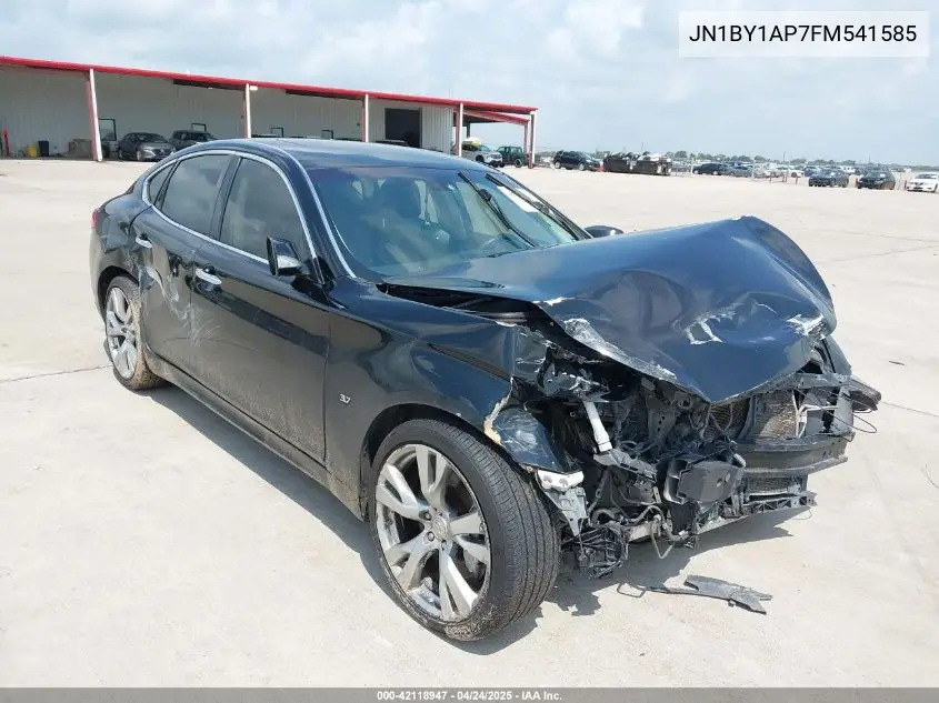 2015 Infiniti Q70 3.7 VIN: JN1BY1AP7FM541585 Lot: 42118947