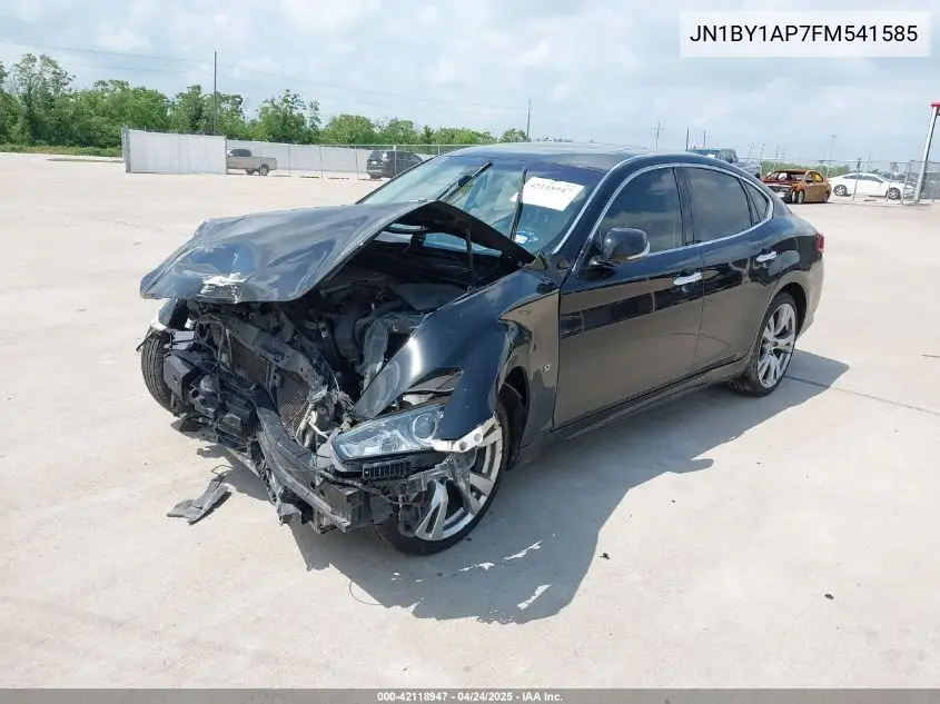 2015 Infiniti Q70 3.7 VIN: JN1BY1AP7FM541585 Lot: 42118947