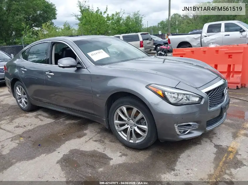 2015 Infiniti Q70 3.7X VIN: JN1BY1AR4FM561519 Lot: 42147071