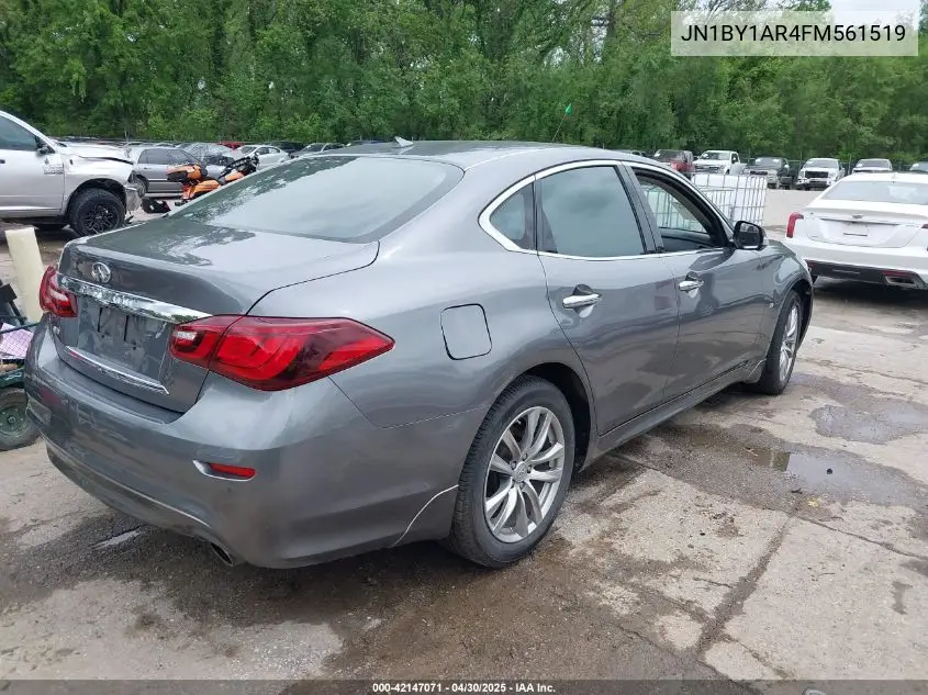2015 Infiniti Q70 3.7X VIN: JN1BY1AR4FM561519 Lot: 42147071