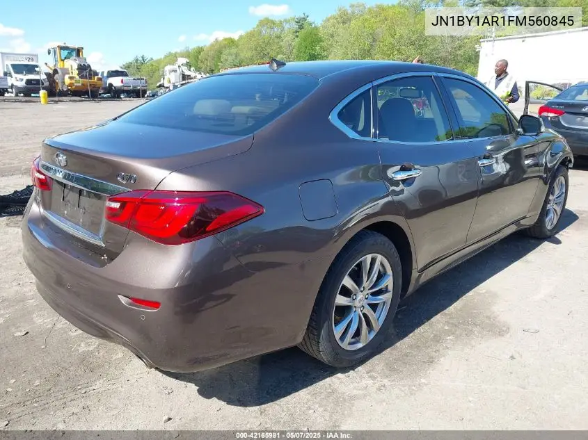 2015 Infiniti Q70 3.7X VIN: JN1BY1AR1FM560845 Lot: 42165981