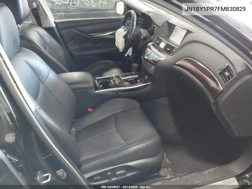 2015 Infiniti Q70L 3.7X VIN: JN1BY1PR7FM830829 Lot: 42249027