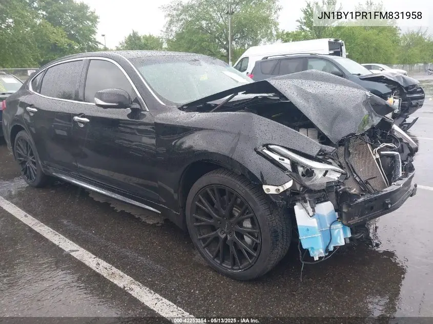 2015 Infiniti Q70L 3.7X VIN: JN1BY1PR1FM831958 Lot: 42253354
