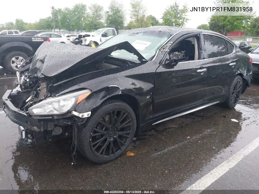 2015 Infiniti Q70L 3.7X VIN: JN1BY1PR1FM831958 Lot: 42253354