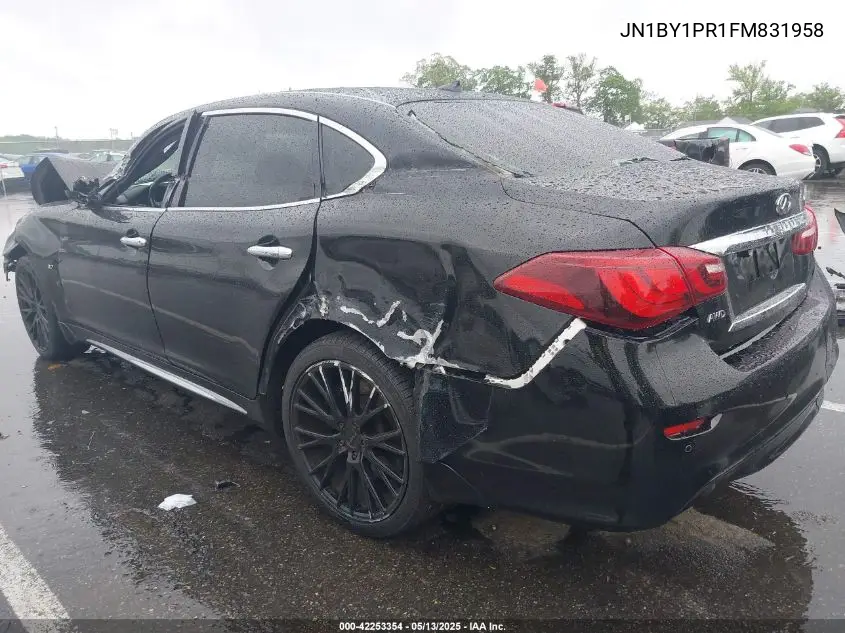 2015 Infiniti Q70L 3.7X VIN: JN1BY1PR1FM831958 Lot: 42253354