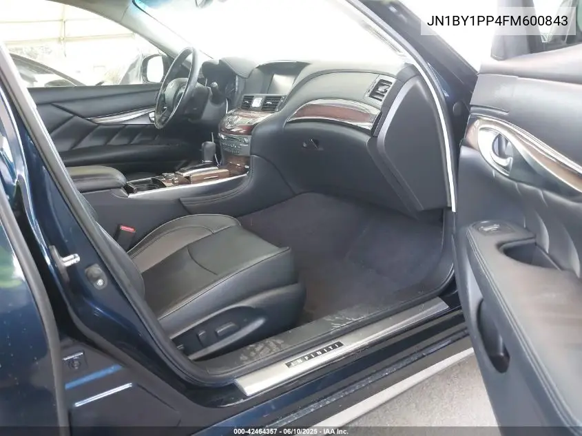 2015 Infiniti Q70L 3.7 VIN: JN1BY1PP4FM600843 Lot: 42464357