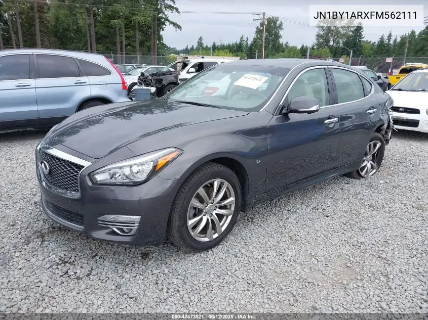 2015 Infiniti Q70 3.7X VIN: JN1BY1ARXFM562111 Lot: 42473521