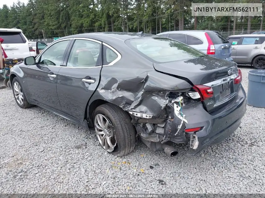 2015 Infiniti Q70 3.7X VIN: JN1BY1ARXFM562111 Lot: 42473521