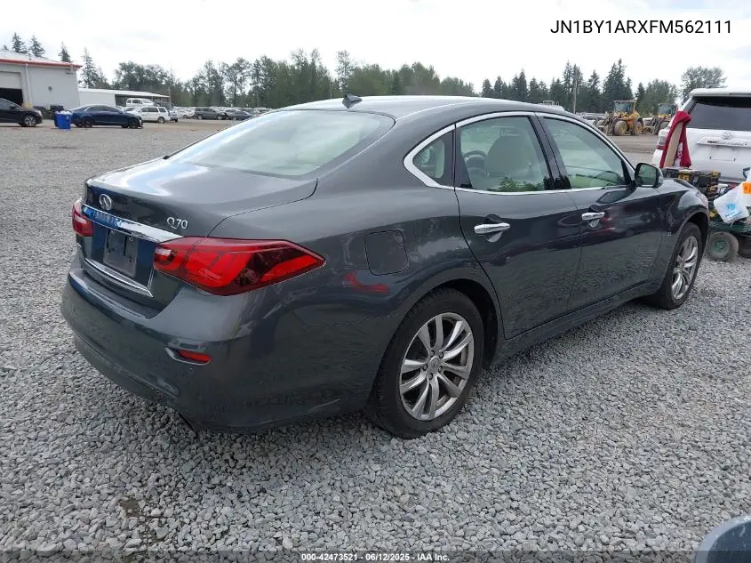 2015 Infiniti Q70 3.7X VIN: JN1BY1ARXFM562111 Lot: 42473521