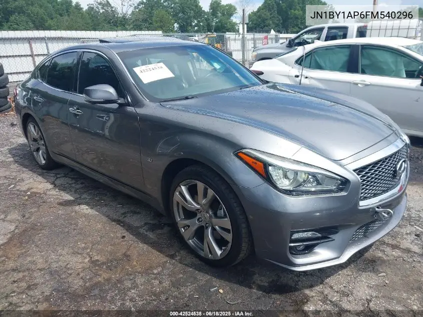 2015 Infiniti Q70 3.7 VIN: JN1BY1AP6FM540296 Lot: 42524538