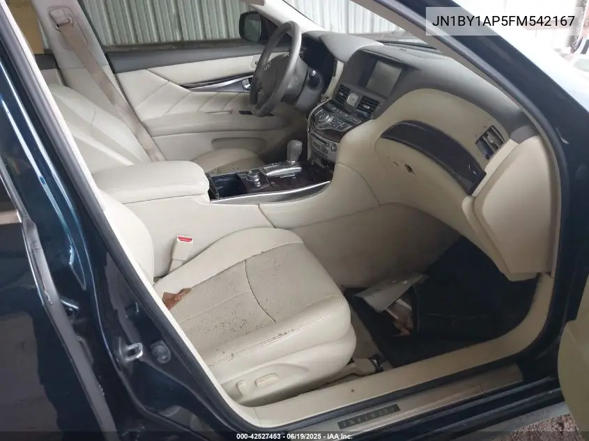 2015 Infiniti Q70 3.7 VIN: JN1BY1AP5FM542167 Lot: 42527453