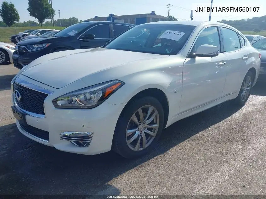 2015 Infiniti Q70 3.7X VIN: JN1BY1AR9FM560107 Lot: 42553963