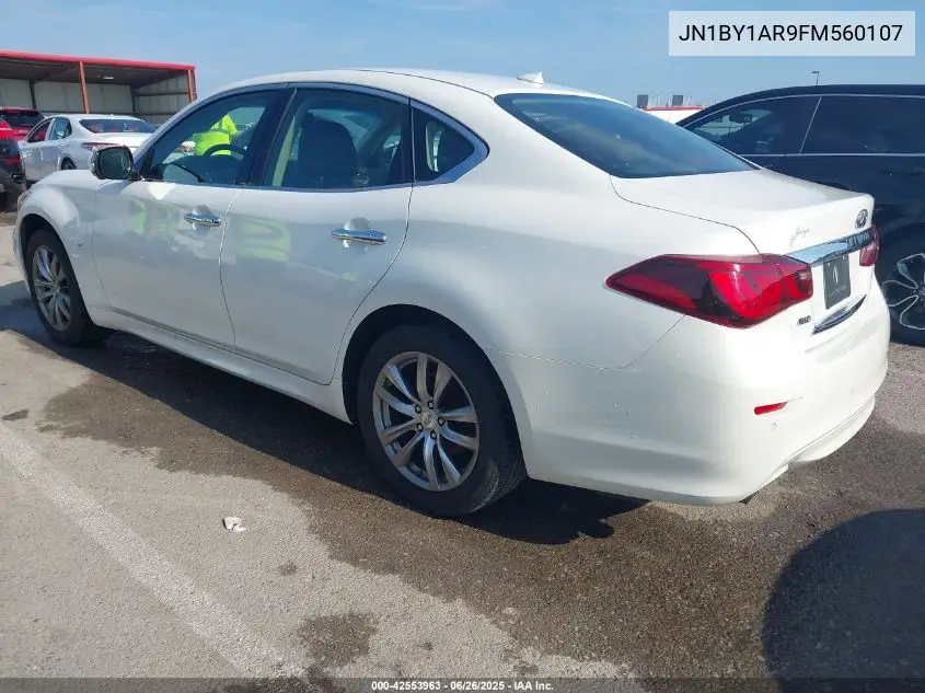 2015 Infiniti Q70 3.7X VIN: JN1BY1AR9FM560107 Lot: 42553963