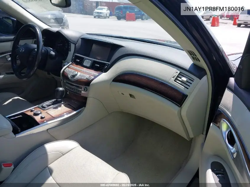 2015 Infiniti Q70L 5.6X VIN: JN1AY1PR8FM180016 Lot: 42569860