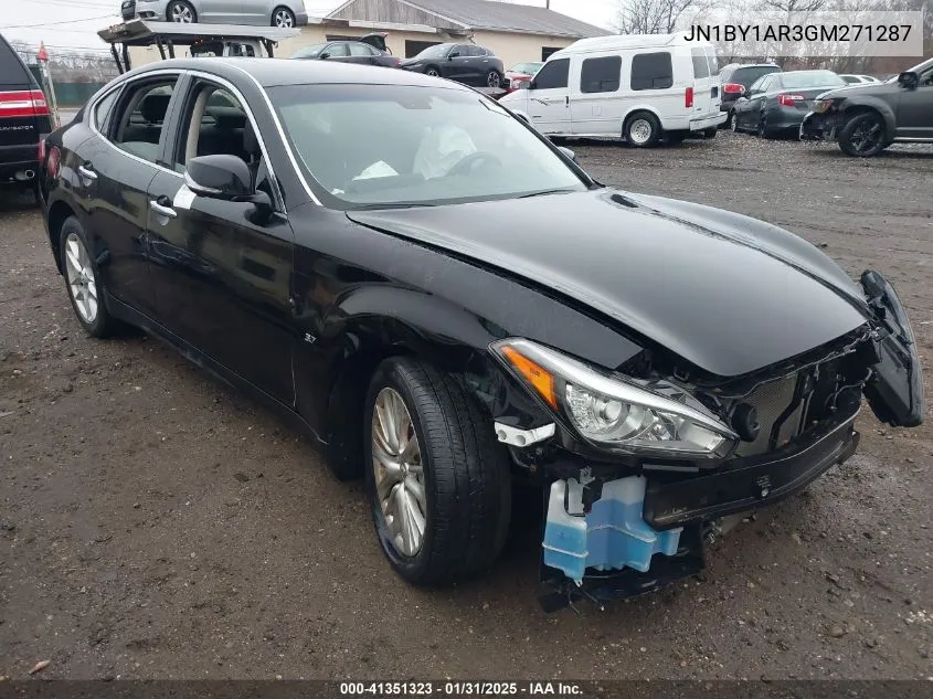 2016 Infiniti Q70 3.7X VIN: JN1BY1AR3GM271287 Lot: 41351323