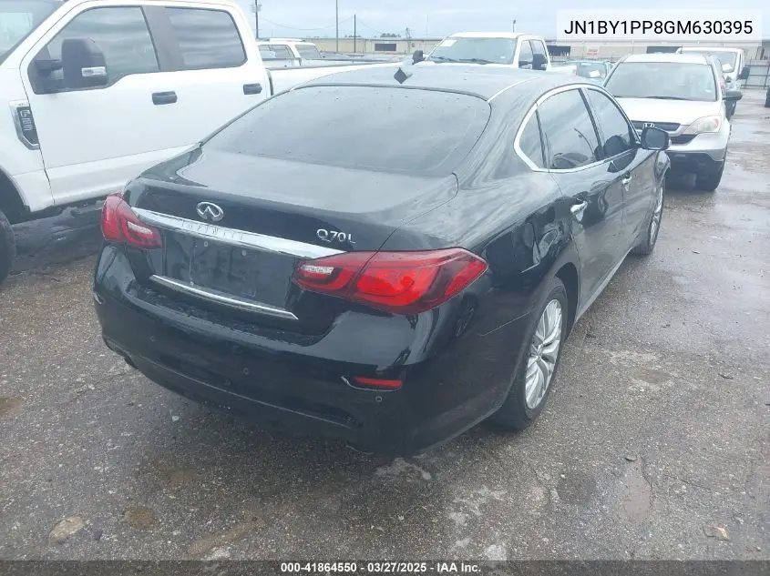 2016 Infiniti Q70L 3.7 VIN: JN1BY1PP8GM630395 Lot: 41864550