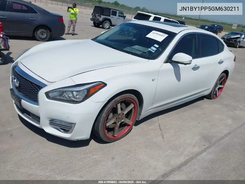 2016 Infiniti Q70L 3.7 VIN: JN1BY1PP5GM630211 Lot: 41995683