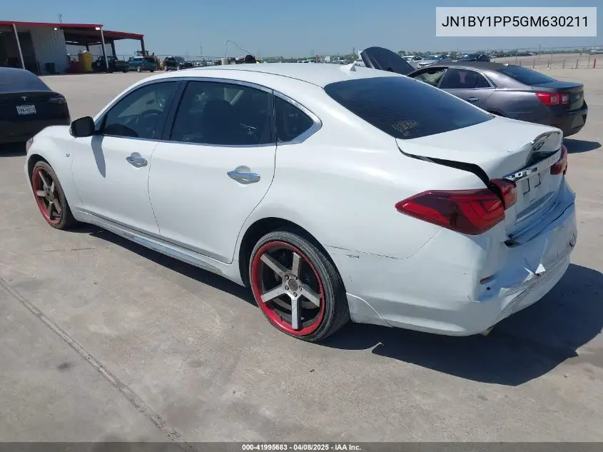 2016 Infiniti Q70L 3.7 VIN: JN1BY1PP5GM630211 Lot: 41995683