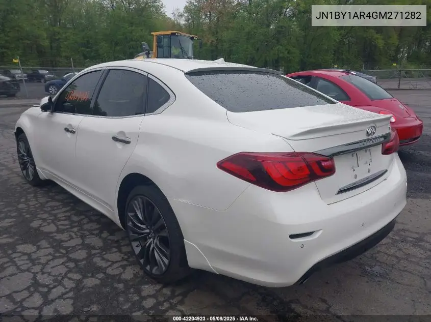 2016 Infiniti Q70 3.7X VIN: JN1BY1AR4GM271282 Lot: 42204923