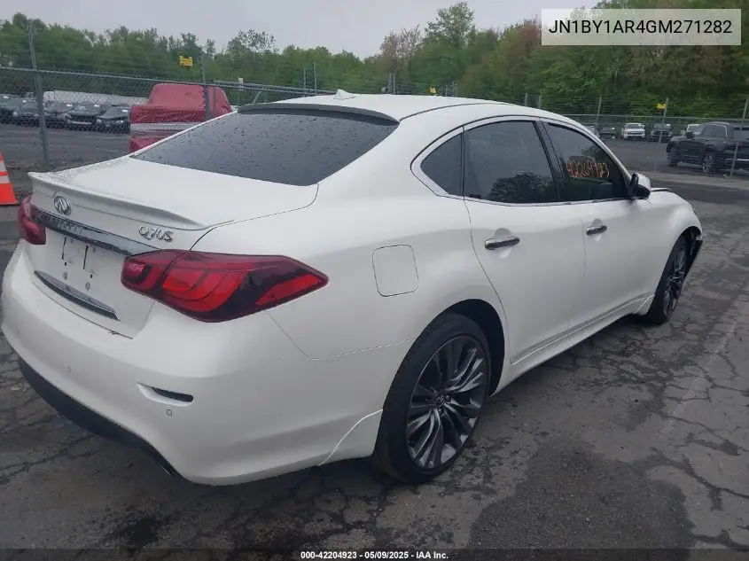 2016 Infiniti Q70 3.7X VIN: JN1BY1AR4GM271282 Lot: 42204923