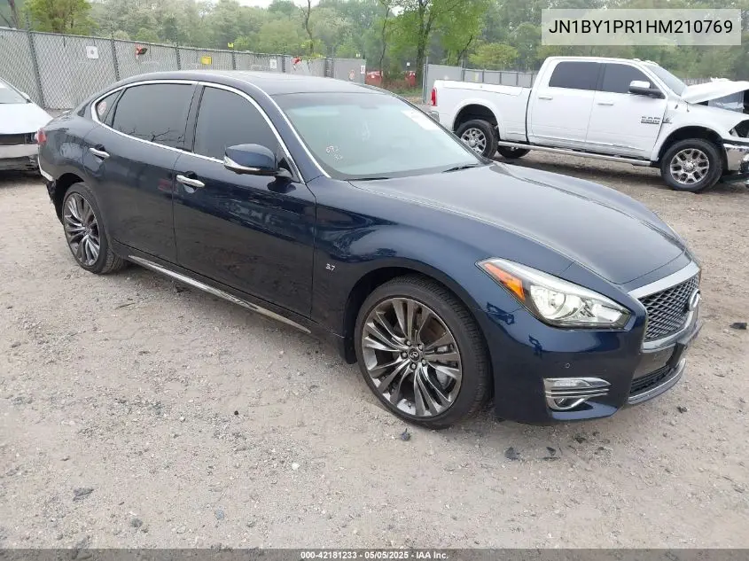 2017 Infiniti Q70L 3.7 VIN: JN1BY1PR1HM210769 Lot: 42181233