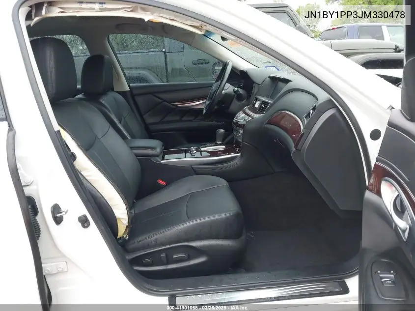 2018 Infiniti Q70L 3.7 Luxe VIN: JN1BY1PP3JM330478 Lot: 41901068