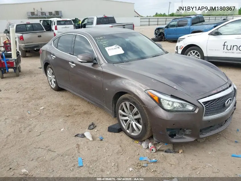 2018 Infiniti Q70 3.7 Luxe VIN: JN1BY1AP9JM180367 Lot: 41964878