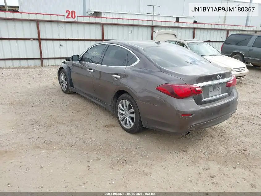2018 Infiniti Q70 3.7 Luxe VIN: JN1BY1AP9JM180367 Lot: 41964878