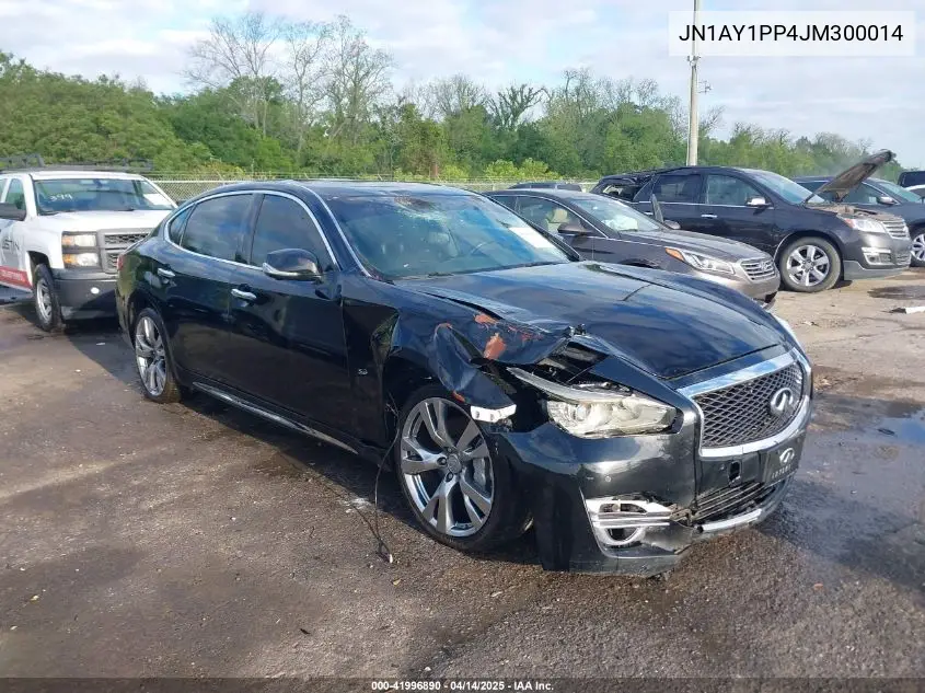 2018 Infiniti Q70L 5.6 Luxe VIN: JN1AY1PP4JM300014 Lot: 41996890