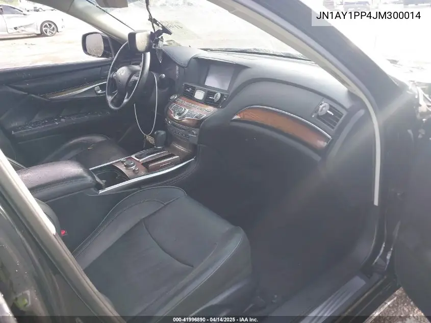 2018 Infiniti Q70L 5.6 Luxe VIN: JN1AY1PP4JM300014 Lot: 41996890