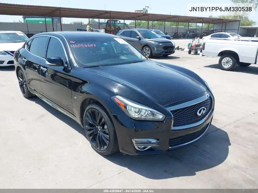 2018 Infiniti Q70L 3.7 Luxe VIN: JN1BY1PP6JM330538 Lot: 42026847