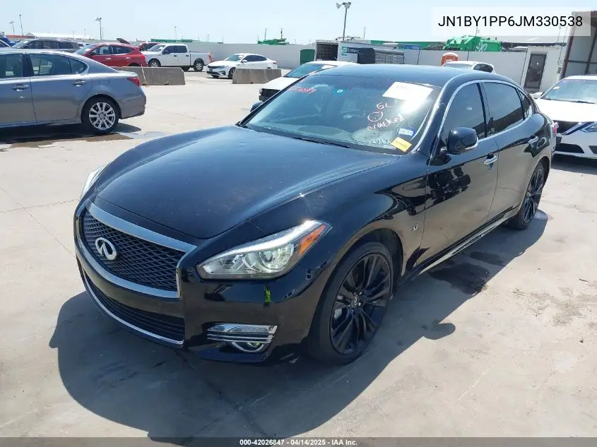 2018 Infiniti Q70L 3.7 Luxe VIN: JN1BY1PP6JM330538 Lot: 42026847