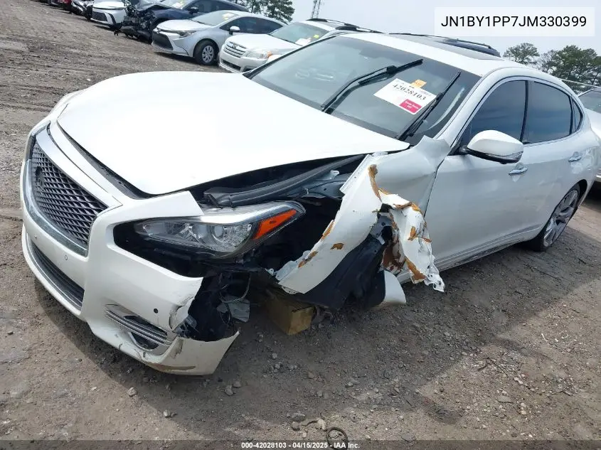 2018 Infiniti Q70L 3.7 Luxe VIN: JN1BY1PP7JM330399 Lot: 42028103