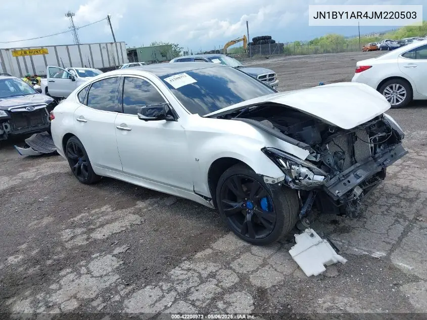 2018 Infiniti Q70 3.7X Luxe VIN: JN1BY1AR4JM220503 Lot: 42208973