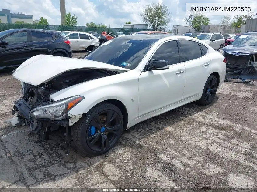 2018 Infiniti Q70 3.7X Luxe VIN: JN1BY1AR4JM220503 Lot: 42208973