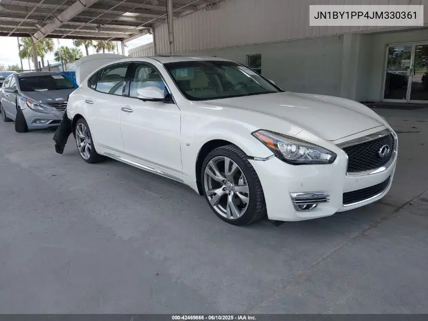 2018 Infiniti Q70L 3.7 Luxe VIN: JN1BY1PP4JM330361 Lot: 42469866