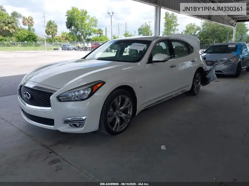 2018 Infiniti Q70L 3.7 Luxe VIN: JN1BY1PP4JM330361 Lot: 42469866