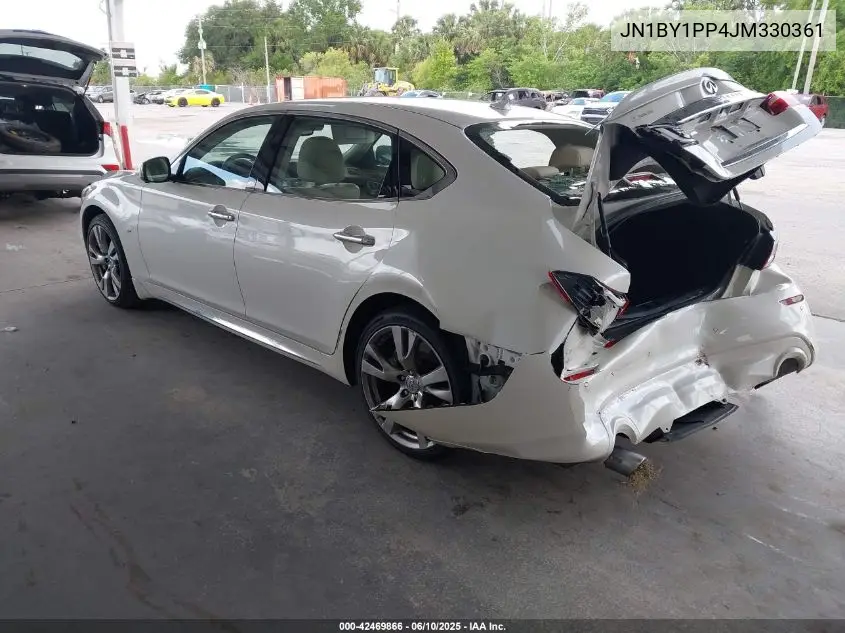 2018 Infiniti Q70L 3.7 Luxe VIN: JN1BY1PP4JM330361 Lot: 42469866
