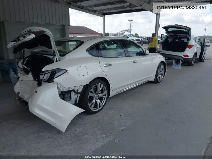 2018 Infiniti Q70L 3.7 Luxe VIN: JN1BY1PP4JM330361 Lot: 42469866